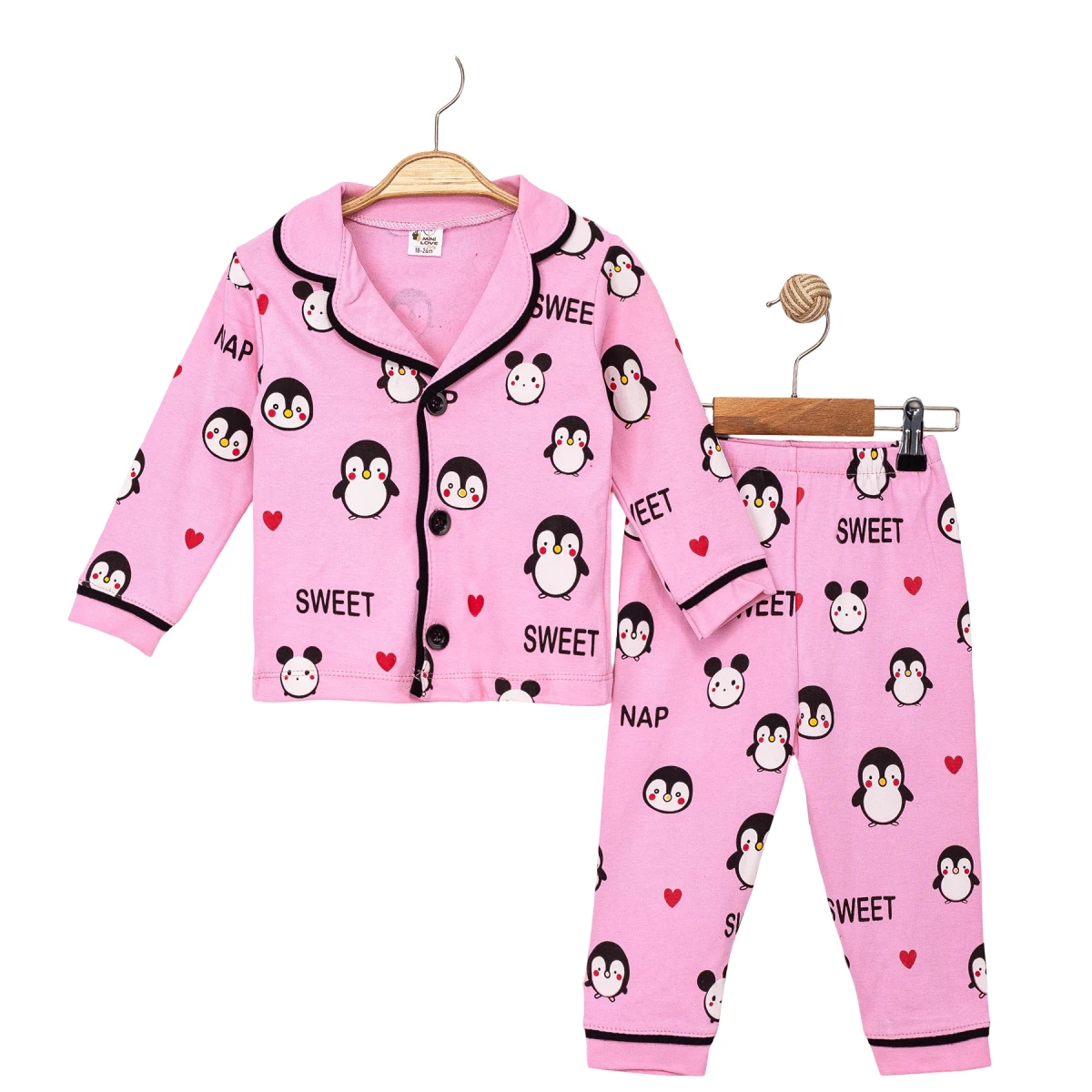 Sweet Panda Uzun Kollu Pijama Takım