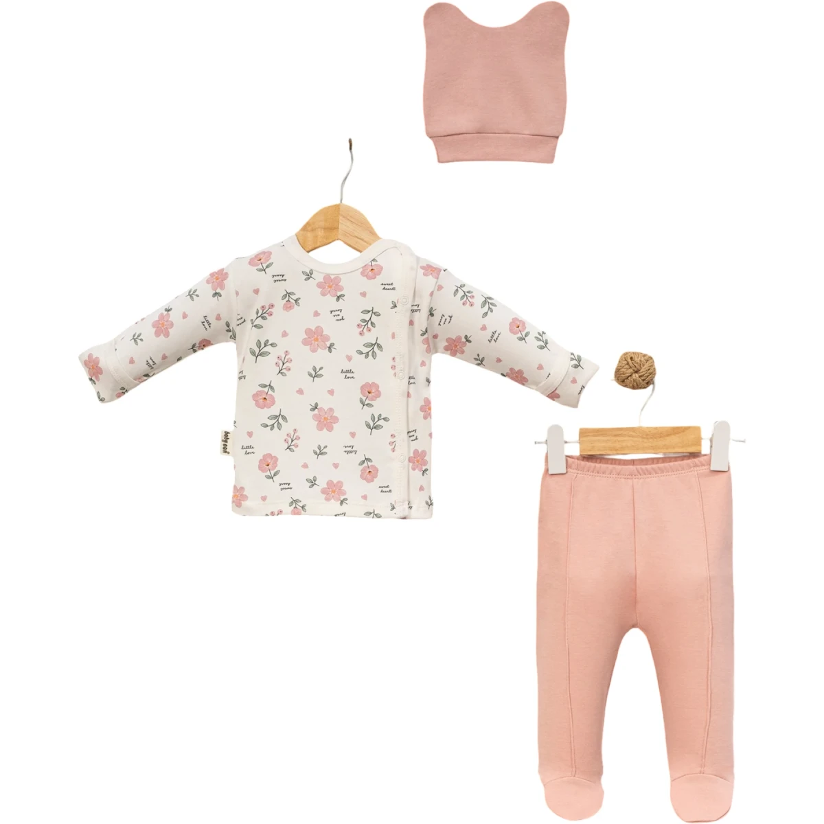 Sweet Daisy 3-Piece Bodysuit Set