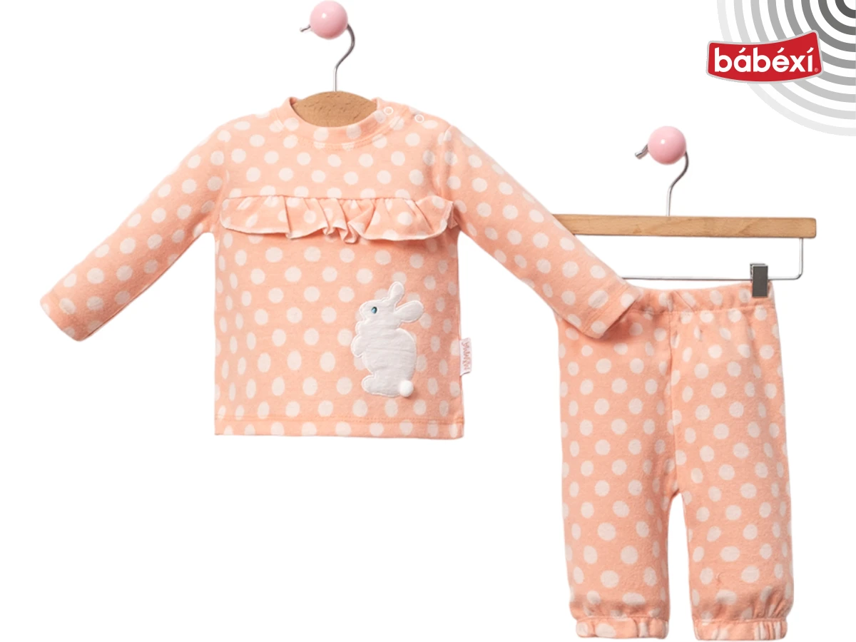 Set with Bunny Embroidery