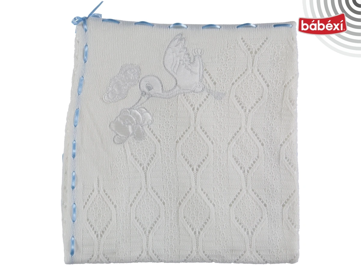 Triko Welsoft Leylekli Battaniye 80*95 Unisex