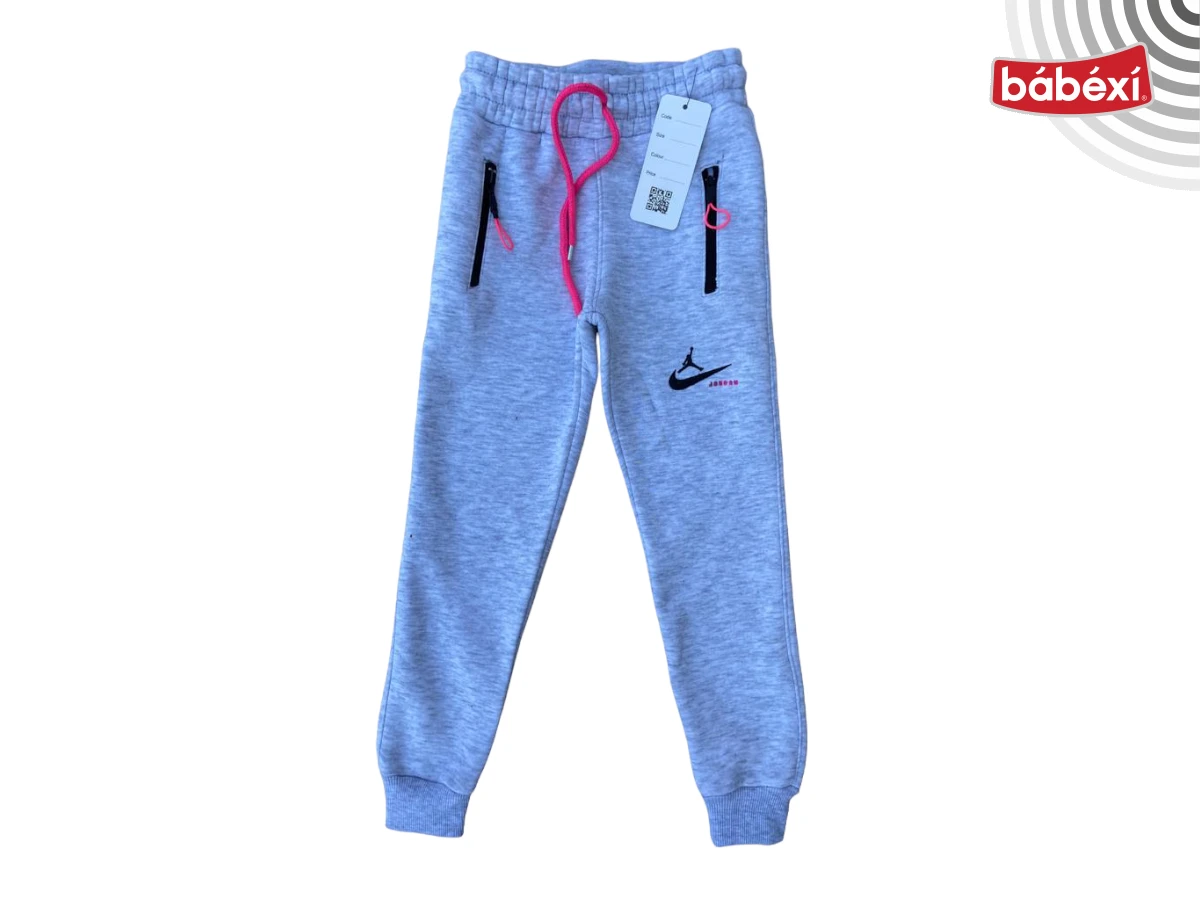 Üç İplik Ribana Desenli Eşofman Altı