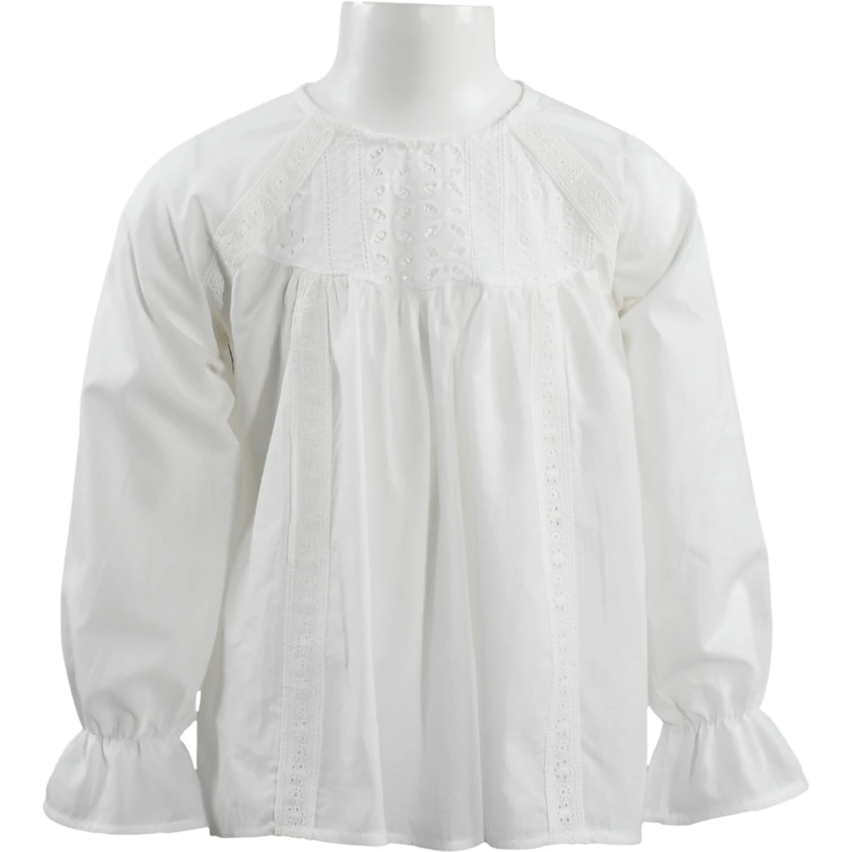 Voile Broderie Yoke Lace Dress 10Y-13Y