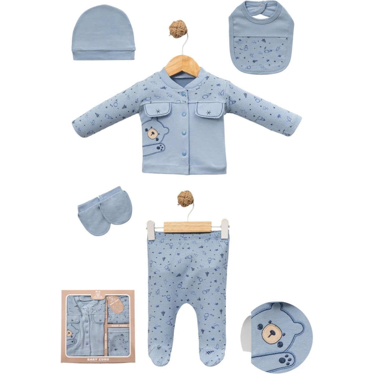 Waffle Panda 5 Li Set
