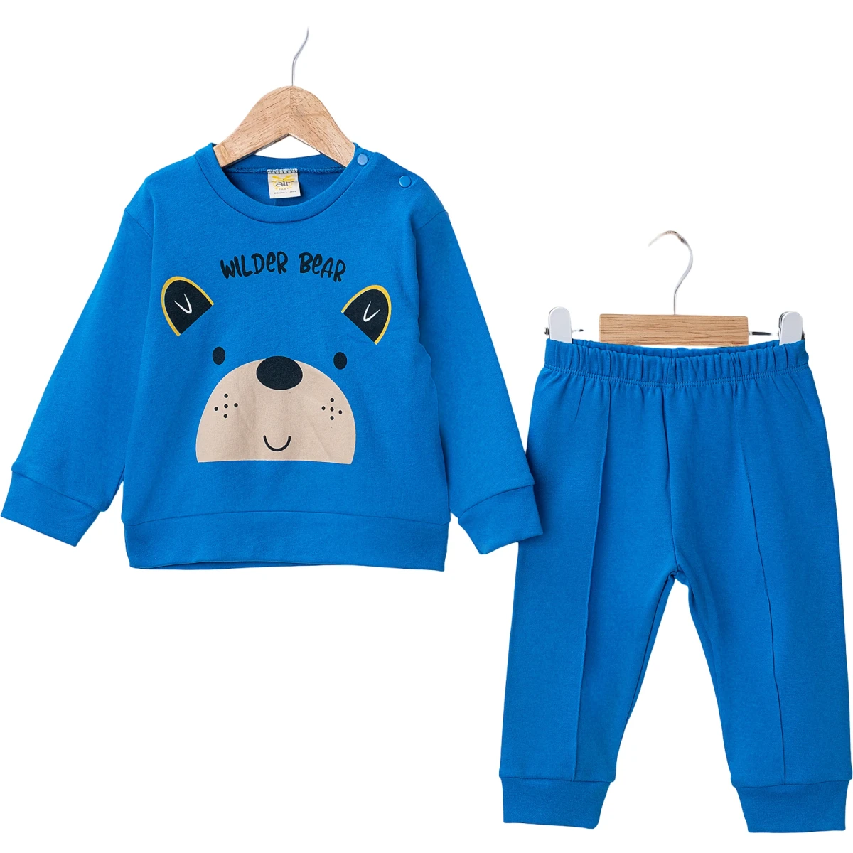 Bear Print Two-Piece Set