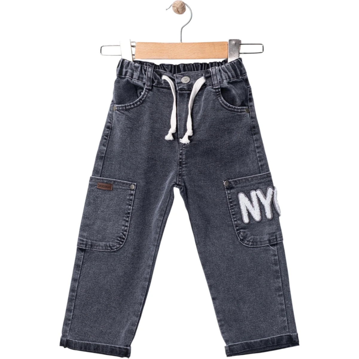 Side Pocket Denim Pants