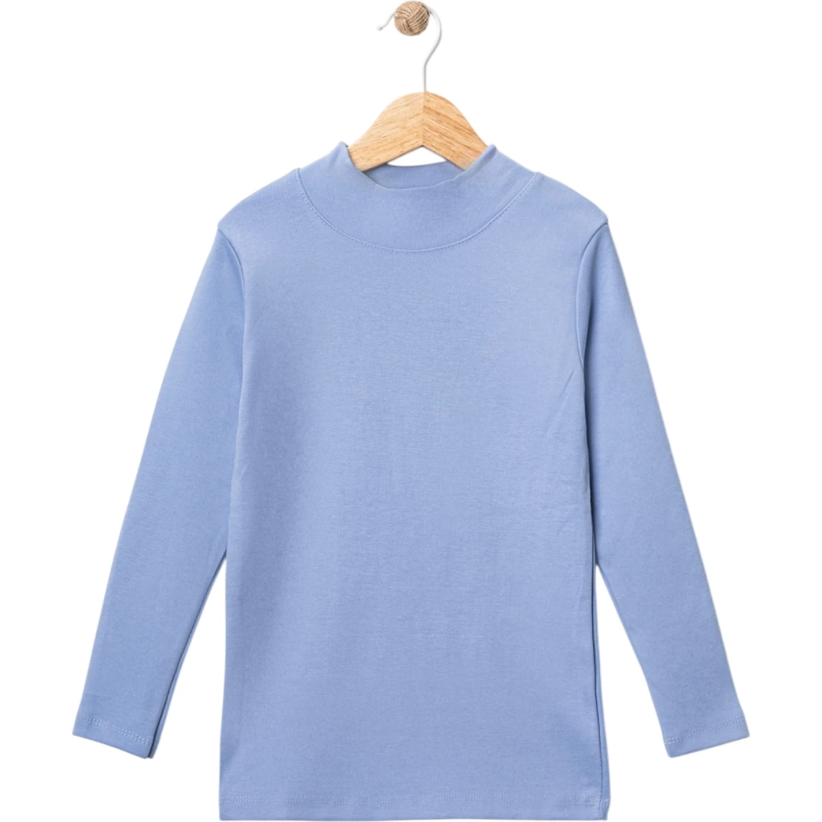 Half-Zip Turtleneck Bodysuit Blue - Boy