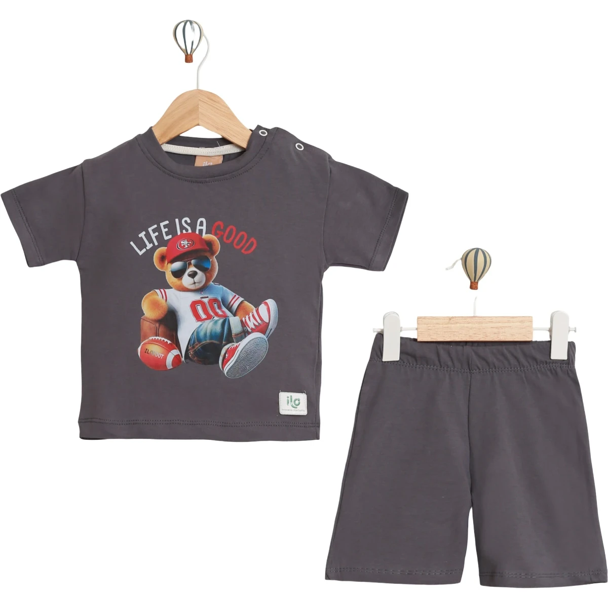 Text Print Baby Boy Set