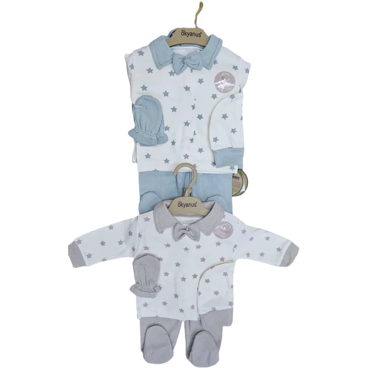 Star Bow Collar Newborn Homecoming Set