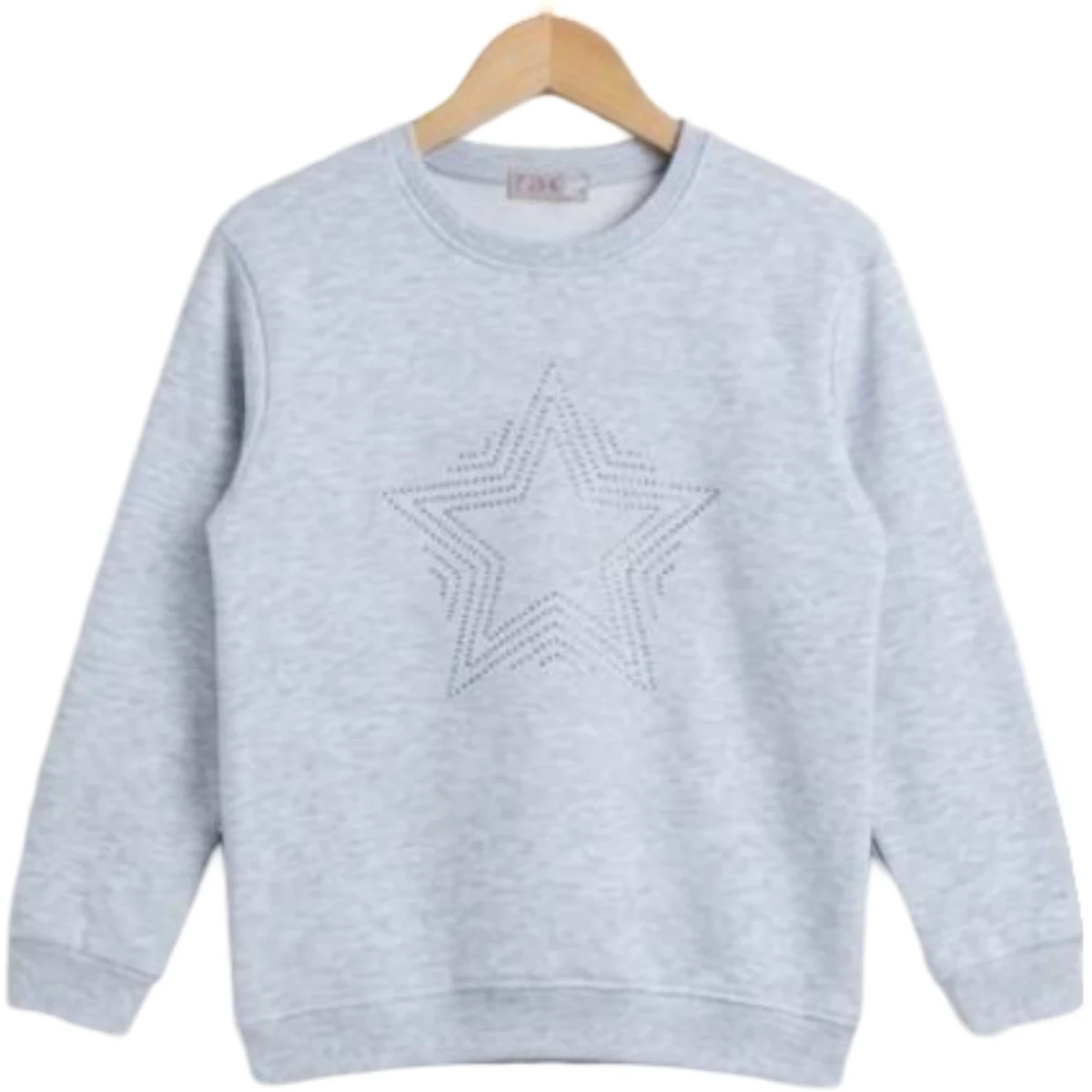 Yıldız Taşlı Kız Çocuk Sweat