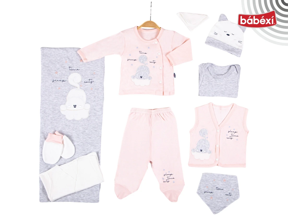 Starry Cat 10-Piece Boxed Bodysuit Set