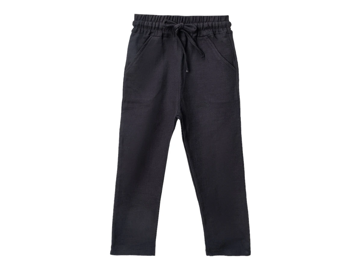 Zebra Dokuma Kemerli Torba Cepli Jogger Pantolon - Erkek