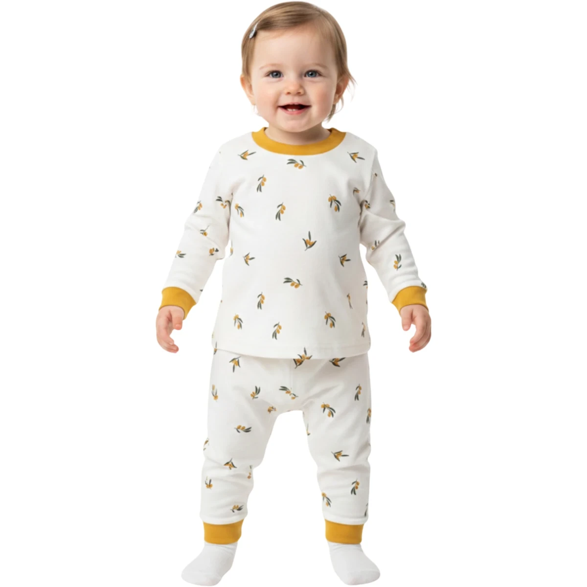 Olive Branch Pajama Set