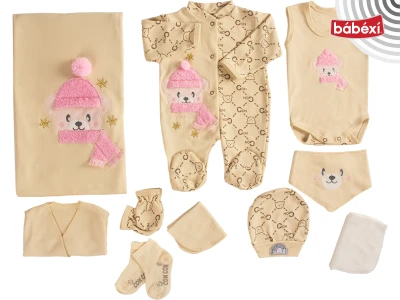 10-Piece Organic Deluxe Ribbon-Trim Set