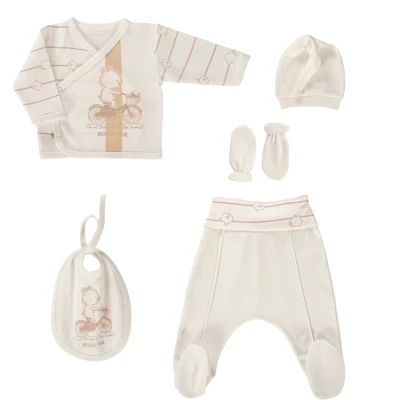 10-Piece Cyclist Teddy Bear Bodysuit Set