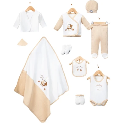 10-Piece Concon Teddy Bear Luxury Newborn Set