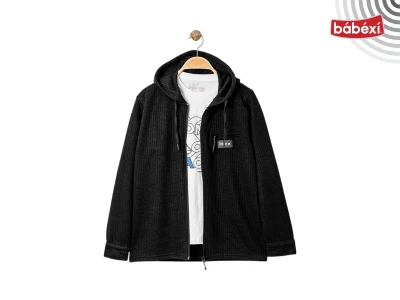 2-Piece Hooded Shirt