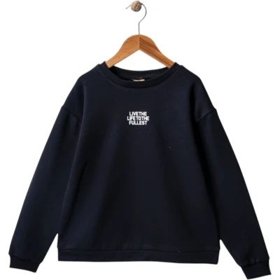 3 İp Baskılı Sweat