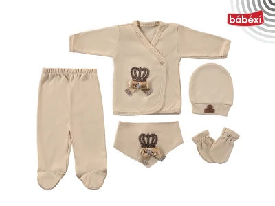 5'li Organik Lüks Taşlı Set