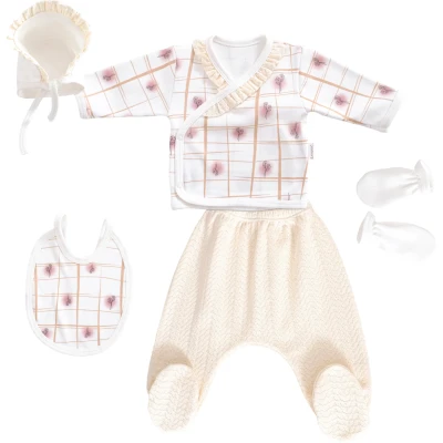 5-Piece Floral Print Set