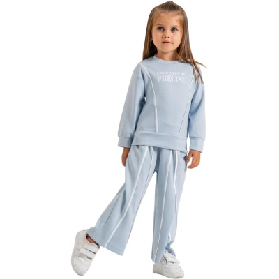 Pleated Ribbon-Trimmed Set