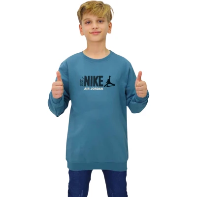 Air Jordan Enjeksiyon Baskılı Sweat Tişört - Erkek