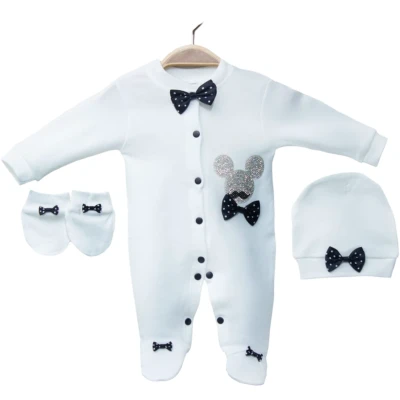 Amore Baby Bıyıklı Miki Tulum Seti