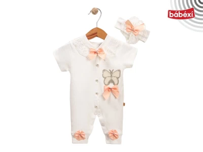 Amore Baby Kısa Tulum İnci Kelebek