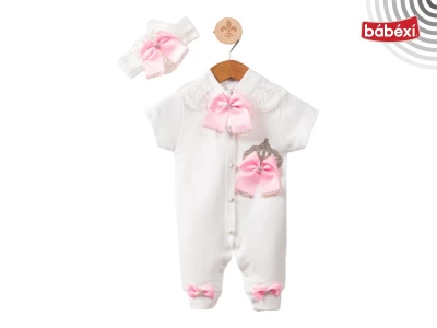 Amore Baby Kısa Tulum Kız Kraliçe Pembe
