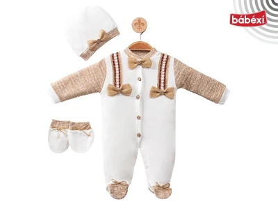 Amore Baby Tulum Seti Keten Şeritli