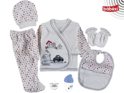7-Piece Set with Car Print