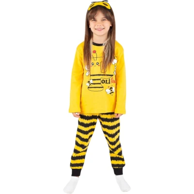 Bee-Print Pajama Set