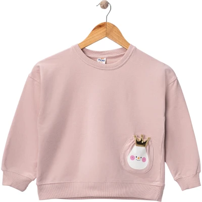 Armut Baskılı Taç Şişirmeli Sweat
