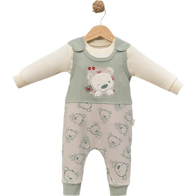 Strap Dungarees Set