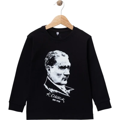 Atatürk Baskılı Uzun Kol Sweat