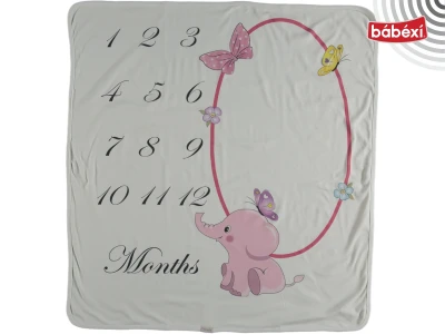 Одеяло в форме луны Cute Elephant