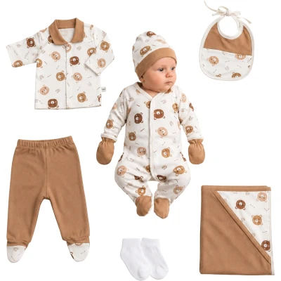 Ayı Baskılı 8’li Set