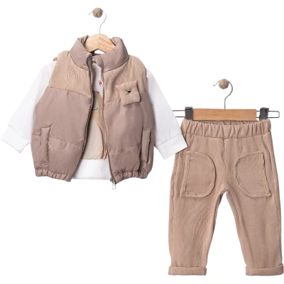 Little Bear Puffer Velvet Set
