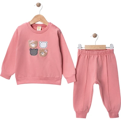 Teddy Bear Embroidered Set