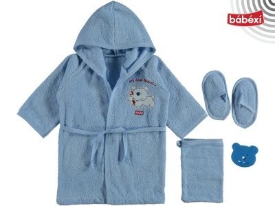 Babydo 4-Piece Bathrobe Set Smart Dog