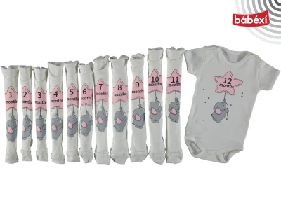 Babydo Kısa Kollu Ay Badı