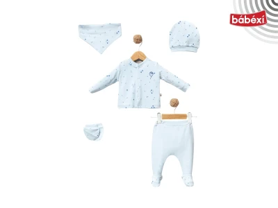 Balon Baskı Unisex 5li Hastane Çıkış Seti