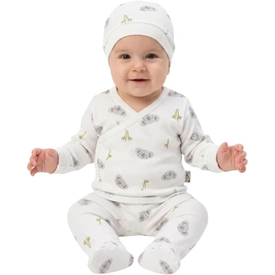 Combed Cotton Baby Bodysuit Set - Girls, 3 months