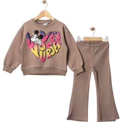 Printed Two-Strap Girls' Set