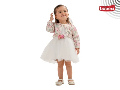 Baskılı Petek Simli Hırkalı Elbise Mevsimlik