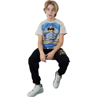 Batman Baskılı Kısa Kol Çocuk
