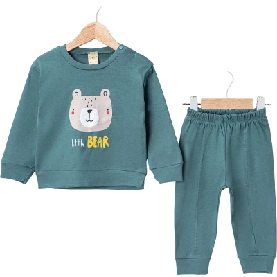 Bear Ayı Baskılı İkili Takım