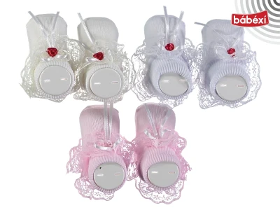 Bebe Aksuarlı Ayaklı Danteli
