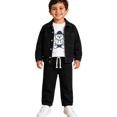 Bebe Cotton Zara 3 Lü Takım Siyah