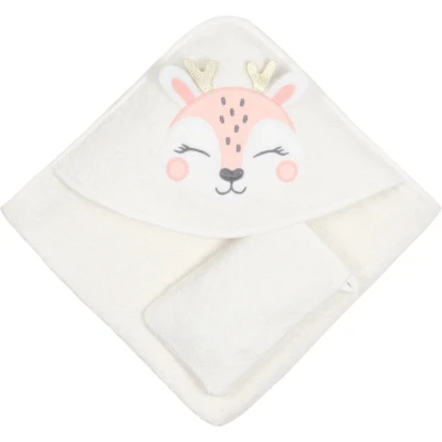Hooded Baby Towel Gazelle 6M