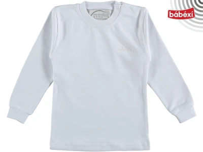 Beyaz İnterlok Badi Unisex